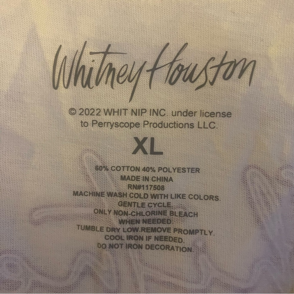 1987 WHITNEY HOUSTON THE MOMENT OF THE TRUTH WORLD TOUR T-SHIRT XL EUC - Picture 2 of 5